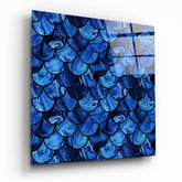 Fish Scale Glass Wall Art.